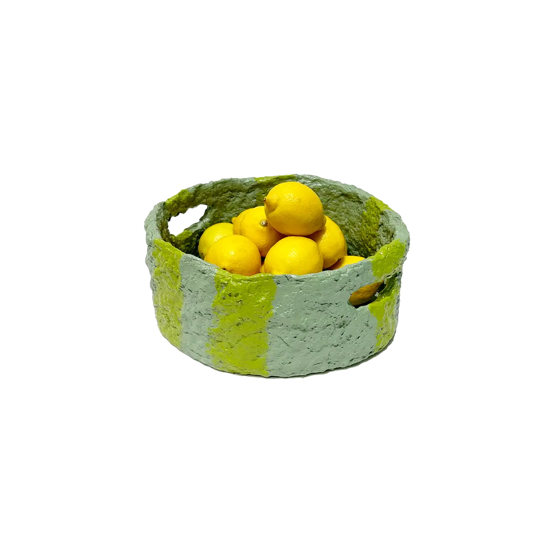 Pulpsculptuur x Atelier100 Paper Mache Fruit Bowl